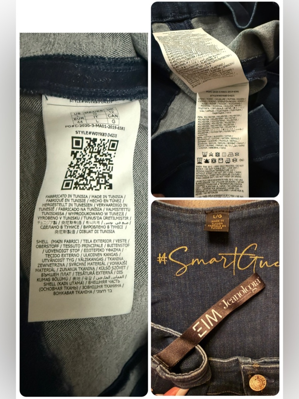 GUESS Stretch Denim Mini Dress Gold Button Front Structured Waist Y2K Jean Dress - Picture 15 of 17
